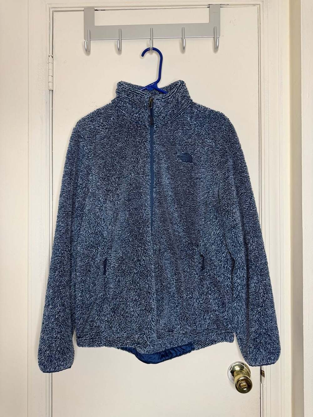 The North Face Osito 2 Jacket Women's Blue Full-Zip Fleece High Pile L